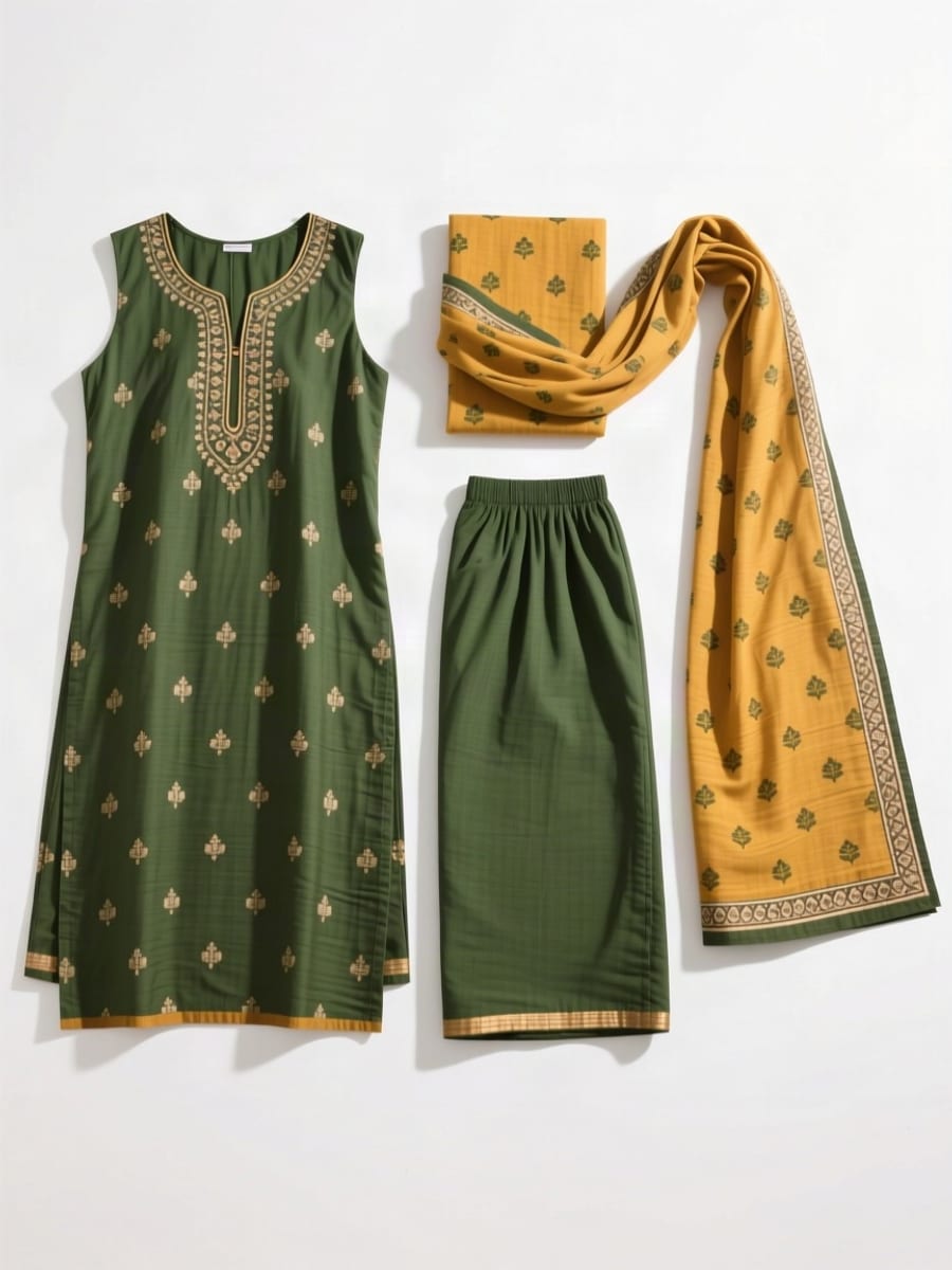 Rayon Printed Dress Material - Combo of 3