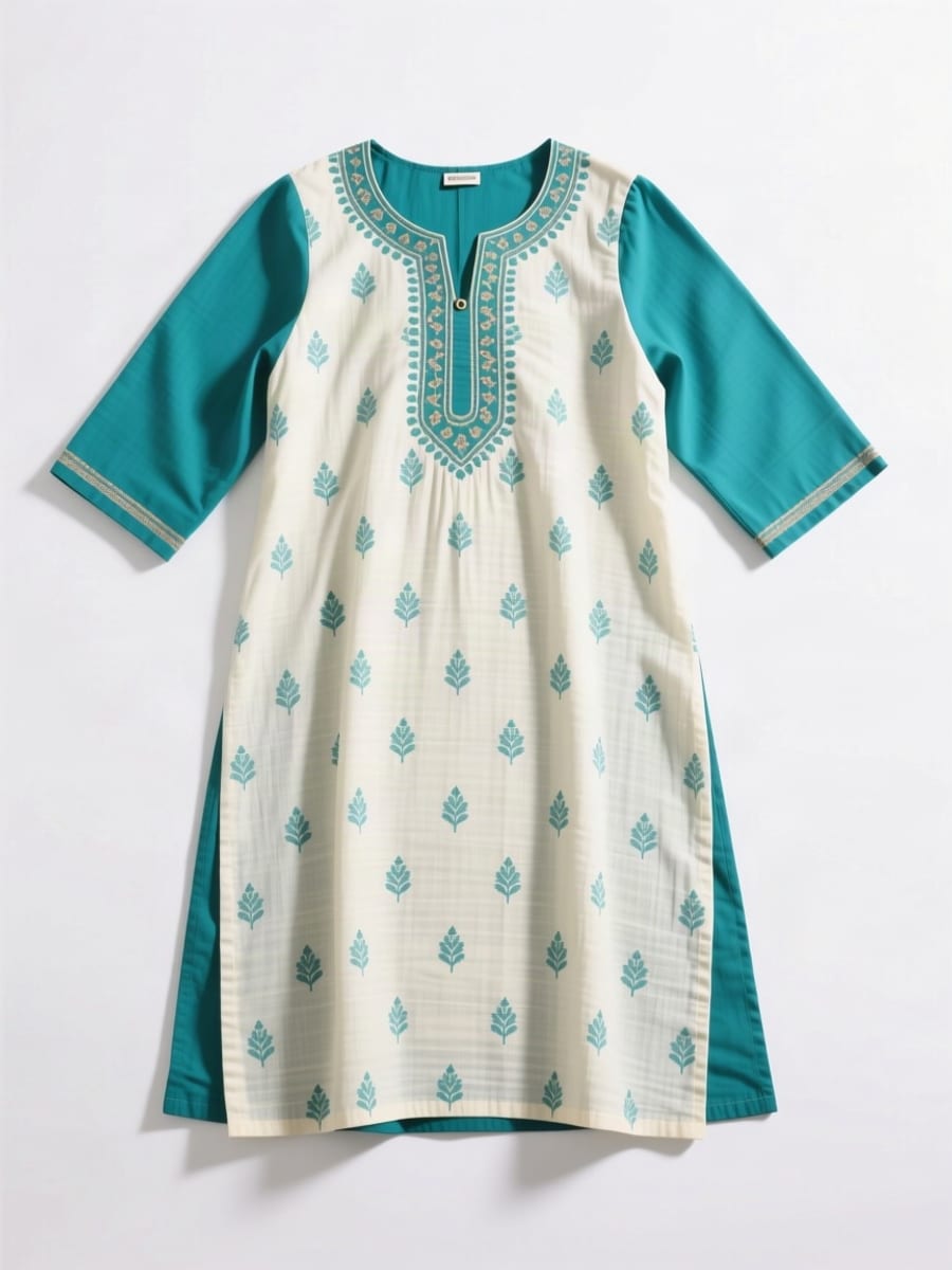Sharara Suit Set with Dupatta - Stitched