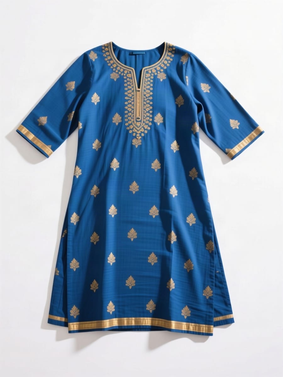 A-Line Embroidered Kurti