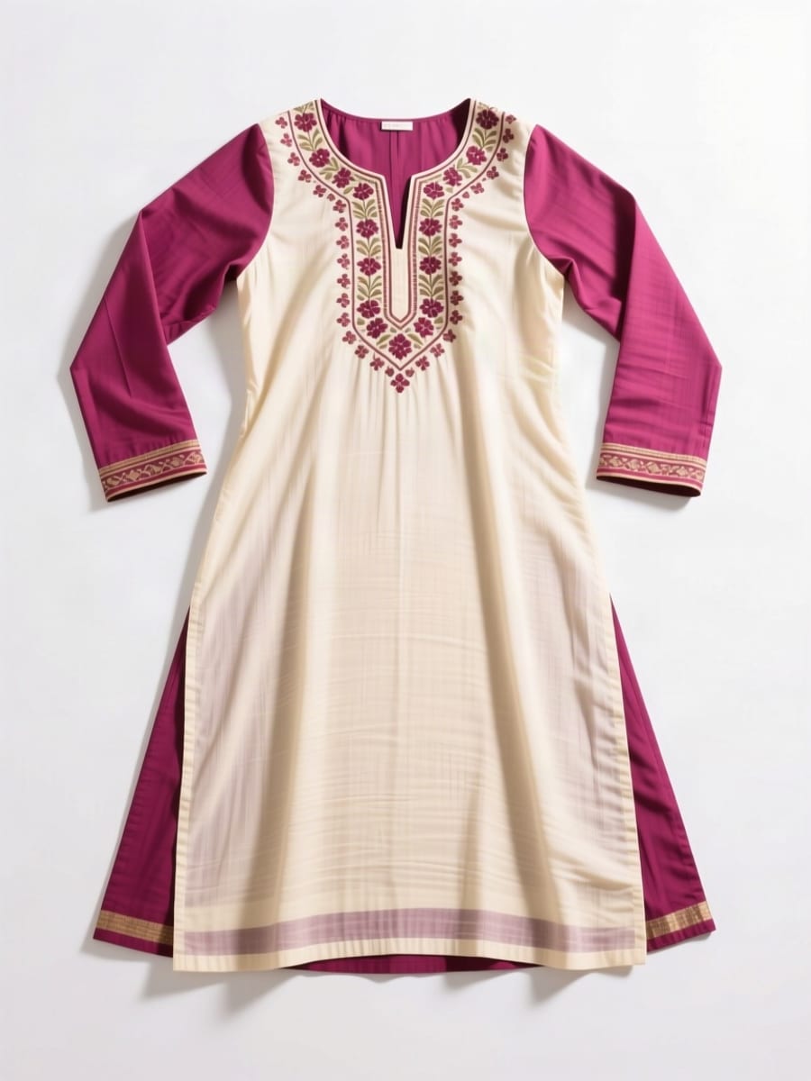 Cotton Kurti with Palazzo - Set of 2