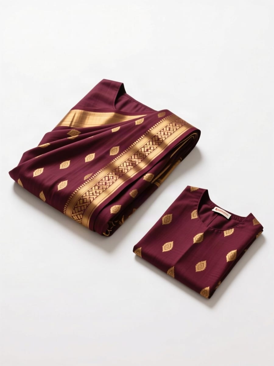Cotton Daily Wear Saree with Blouse Piece
